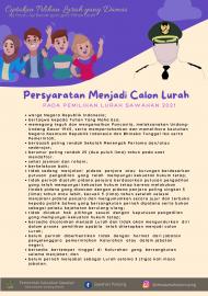 Persyaratan Calon Lurah Sawahan 2021